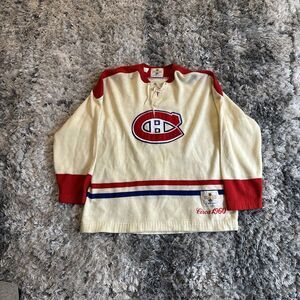 Vintage CCM Montreal Canadiens Heritage NHL Hockey Sweater Jersey Circa 1960
